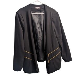 Calvin Klein Black Blazer/Suit Jacket 24W